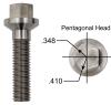 Manhole Cover Bolt 5/8X11-3.25 Pentagonal Head